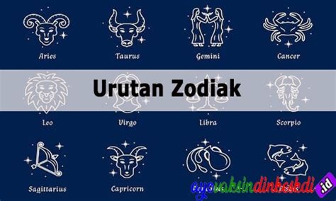 Urutan Zodiak Dari Januari Sampai Desember Tanggal Lahir