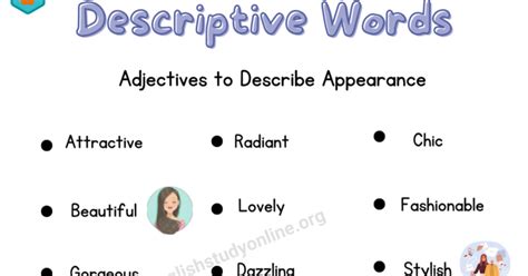 819 Descriptive Words To Elevate Your Vocabulary English Study Online