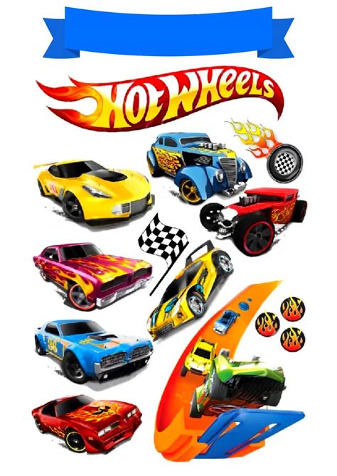 OPŁATEK NA TORT A4 TOPPER HOT WHEELS SUPER JAKOŚĆB ERLI pl