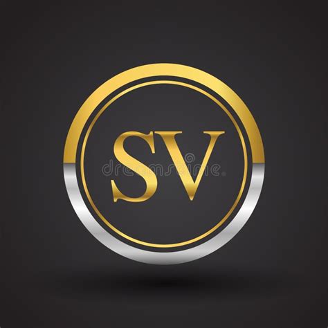 Sv Logo Gold Stock Illustrations 227 Sv Logo Gold Stock Illustrations