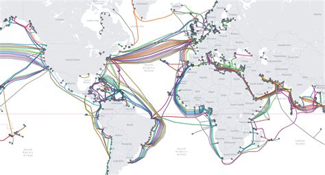 Submarine Cable Map 2025 - James Davies