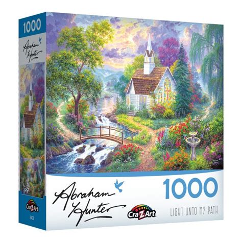 RoseArt Abraham Hunter Light Unto My Path 1000 Piece