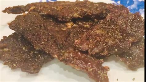 How To Make Beef Jerky At Home Air Fryer Jerky Black Pepper Flavor