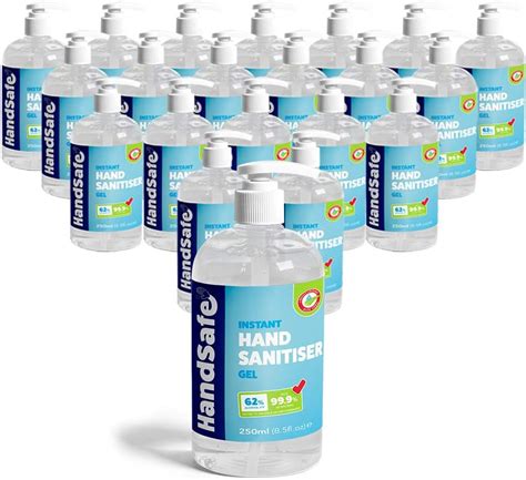 24 X 250ml Instant Hand Sanitiser Gel Pump Multipack From Handsafe