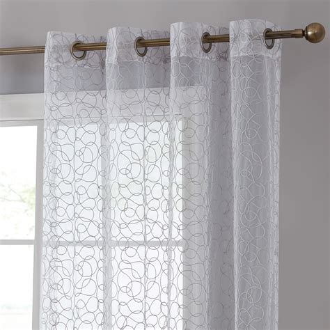 HLC ME Francine Embroidered Premium Soft Decorative Sheer Voile Light