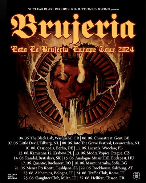 Brujeria K Ndigen Esto Es Brujeria Europa Tour An