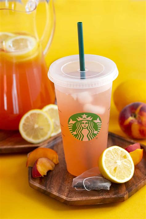 Iced Peach Green Tea Lemonade Diy Starbucks Drink