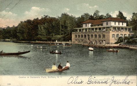 Casino in Delaware Park Buffalo, NY Postcard