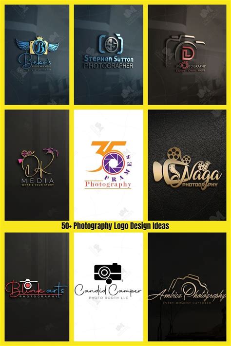 50+ Photography Logo Ideas That Will Leave An Impact | Photography ...