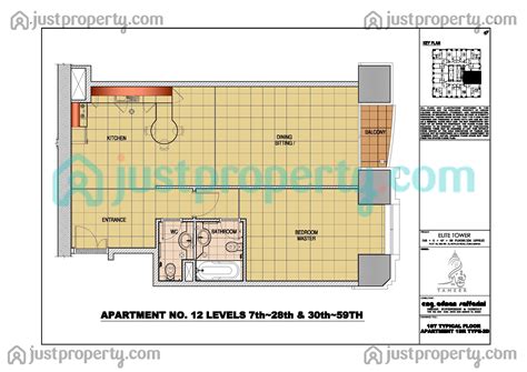 Elite Residence Floor Plan - floorplans.click