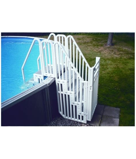 Double Escalier Protection Piscine Hors Sol Accessoires Piscines Hors