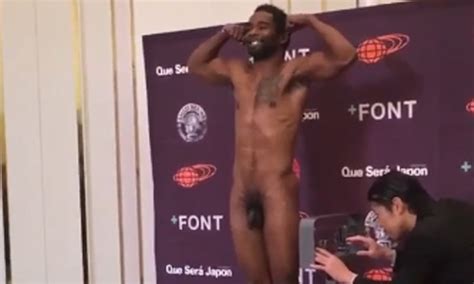 Black MMA Fighter Naked At Weigh In Spycamfromguys Hidden Cams