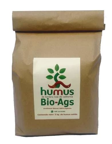 Lombricomposta Kg Humus De Lombriz Fertilizante Organico