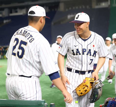 【侍ジャパン】佐藤輝明「ワクワクしています」フリー打撃で“最長不倒”特大弾 右翼先発濃厚 プロ野球写真ニュース 日刊スポーツ