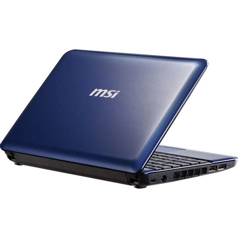 Msi Wind U Us Netbook Computer Trendy Blue