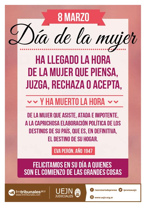 Día De La Mujer 2016 Uejn Unión De Empleados De La Justicia De La