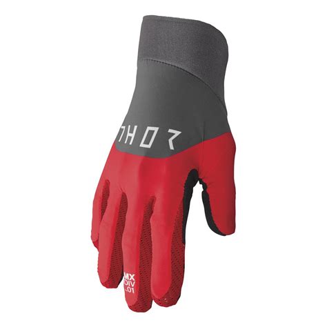 Thor Handschuhe Agile Rival Rot Charcoal Maciag Offroad