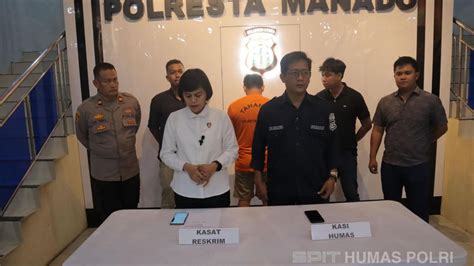 Tim Resmob Polresta Manado Tangkap Pelaku Penganiayaan Berujung Maut Di