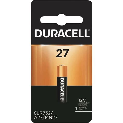 2 X 27 Duracell 12v Alkaline Batteries A27 Mn27 Gp27a 8lr732 27a