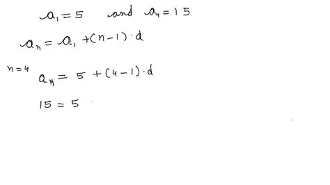 Solvedin Exercises 21 30 Find A Formula For An For The Arithmetic