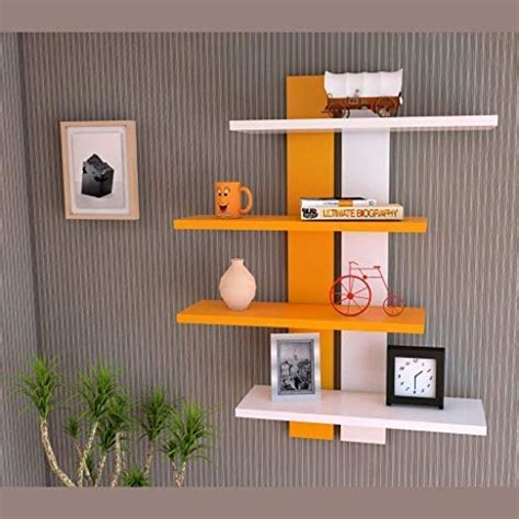 Wooden Wall Shelves for Living Room and Home Decor, Book Shelf.