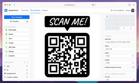 How To Generate Images With Different Qr Codes Renderform