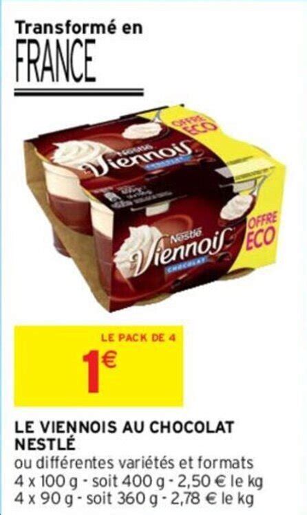 Promo Le Viennois Au Chocolat Nestl Chez Intermarch