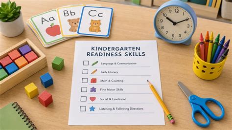 kindergarten readiness skills checklist ibloom