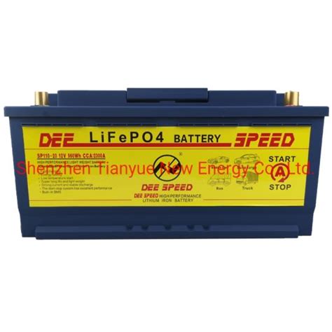 China Cca Lifepo Lithium Ion Car Automobile Starter Battery With