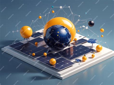 Premium Ai Image Solar Cell System Diagram Vector Illustrations Solar Cell System Diagram