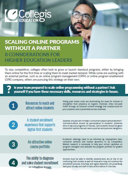 Scaling Online Programs Without A Partner Collegis Education