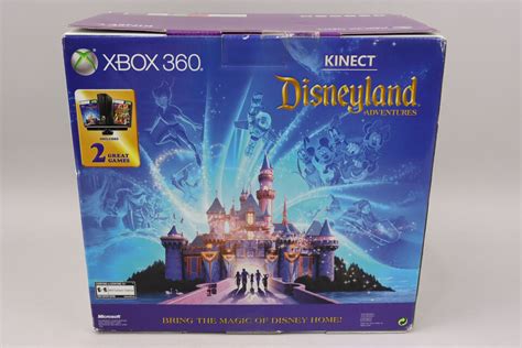 Xbox 360 S 4GB Console Kinect Disneyland Adventures Bundle New Factory