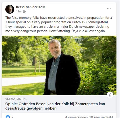 Pepijn Van Erp On Twitter Ah Bessel Van Der Kolk Heeft Het