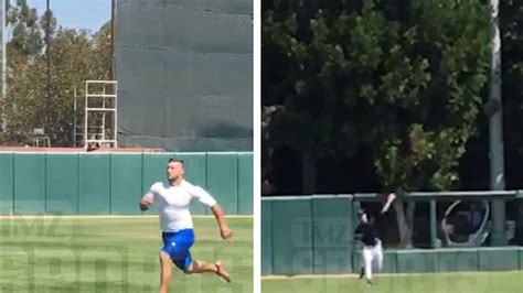 Tim Tebow's Footage From MLB Workout