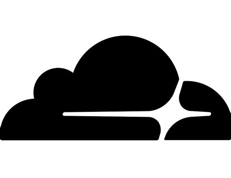 cloudflare icon   transparent png creazilla