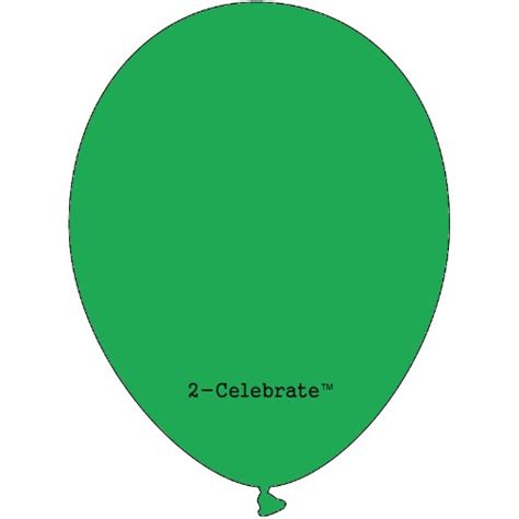 5 Green Latex Balloons 2 Celebrate 50 Bag Balloon Warehouse