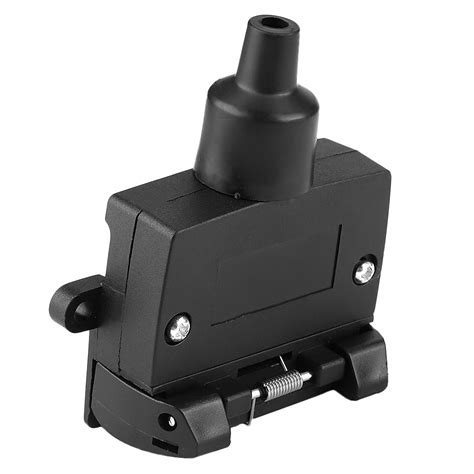 7 Pin Plastic Trailer Semitrailer Plug Socket Wiring Connector Adapter ...