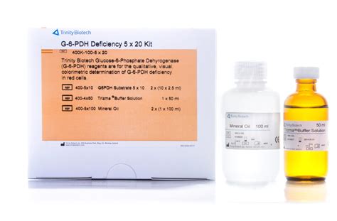 G 6 PDH Deficiency Screen Kit 5 Assays Vial 100 Assays Trinity