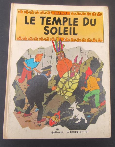 Tintin Album Pop Hop Le Temple Du Soleil C Eerste Catawiki