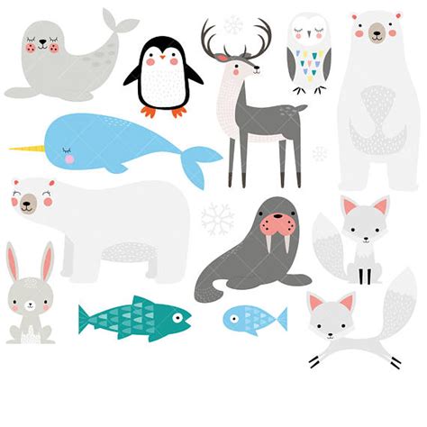 Winter Animals Clipart - Free Images of Cute Winter Creatures