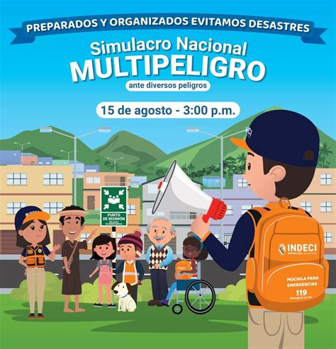 Simulacro Nacional Multipeligro Campa As Municipalidad Provincial