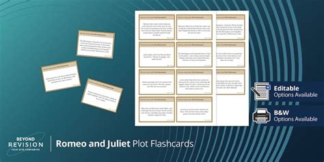 Romeo And Juliet Plot Flashcards Beyond Twinkl