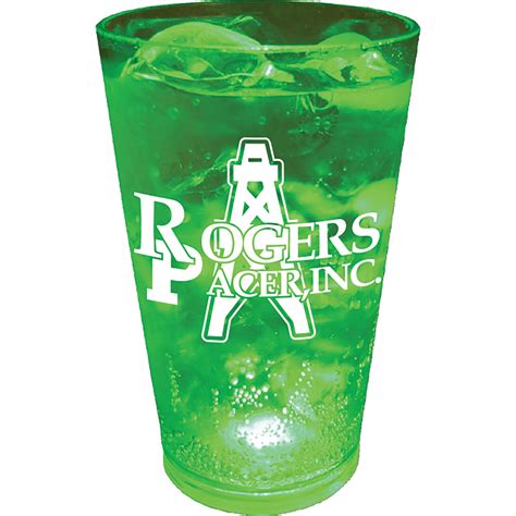 Custom Printed 16 Oz Single LED Light Up Pint Glass