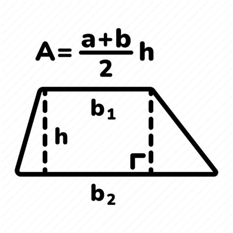 Trapezoid area, trapezoid formula, trapezoid equation, trapezoid shape ...