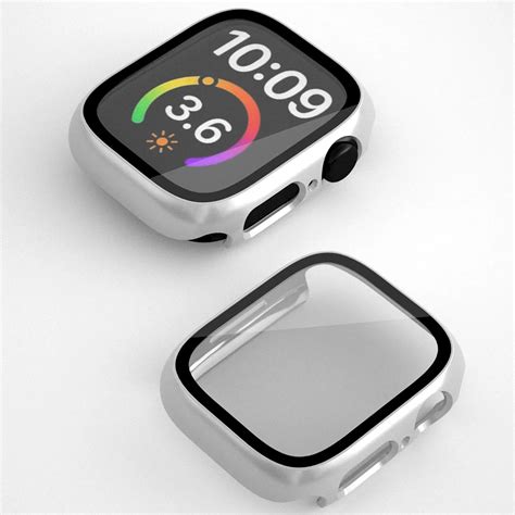 Glass Cover For Apple Watch Case 44mm 40mm 42 38 41mm 45mm Bumper Screen Protector Apple