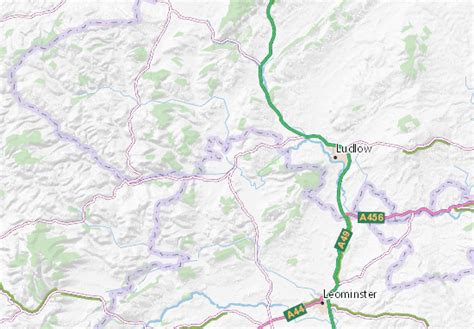 Carte MICHELIN Leintwardine - plan Leintwardine - ViaMichelin