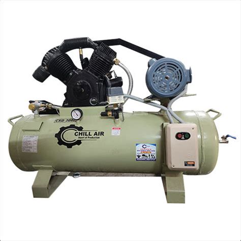 Lubricated 3 Hp Air Compressor At Best Price In Delhi Chill Air