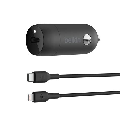 Boostcharge W Usb C To Lightning Cable Car Charger Belkin Us