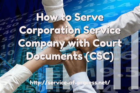 How To Serve Corporation Service Company Florida With Court Documents Csc