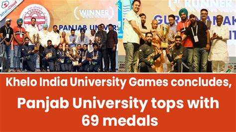 Khelo India University Games 2022 Held in UP: Panjab University tops ...